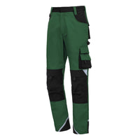 NITRAS MOTION TEX PLUS, pantalón de trabajo, largo, verde / negro