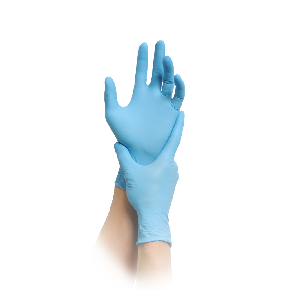 MaiMed-solution 100 latex-free gloves, blue, 100 pieces/box