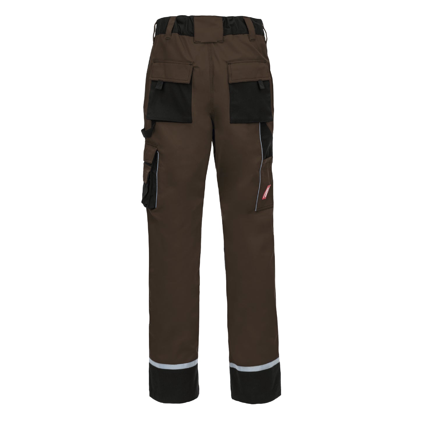 NITRAS MOTION TEX PLUS, work trousers, long, brown / black