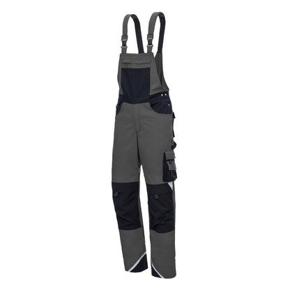 NITRAS MOTION TEX PLUS, dungarees, gray / black