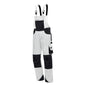 NITRAS MOTION TEX PLUS, dungarees, white / gray