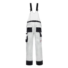 NITRAS MOTION TEX PLUS, dungarees, white / gray