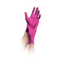 Guantes MaiMed-solution100 sin látex, magenta, no esterilizados, sin polvo