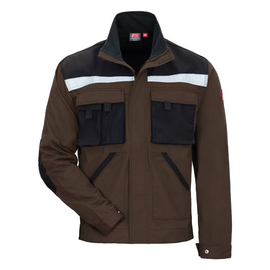 NITRAS MOTION TEX PLUS, work jacket, brown / black