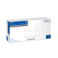 MaiMed-solution 100 guantes sin látex, azul violeta, no esterilizados sin polvo, 100 unidades/caja