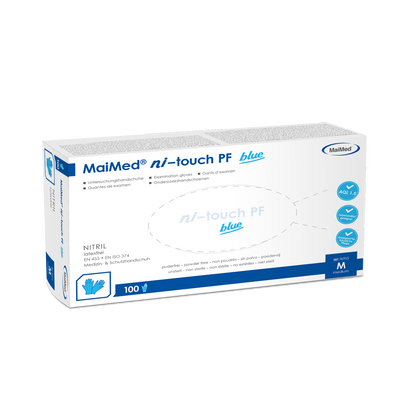 MaiMed ni-touch guantes nitrilo desechables 100 unidades/caja