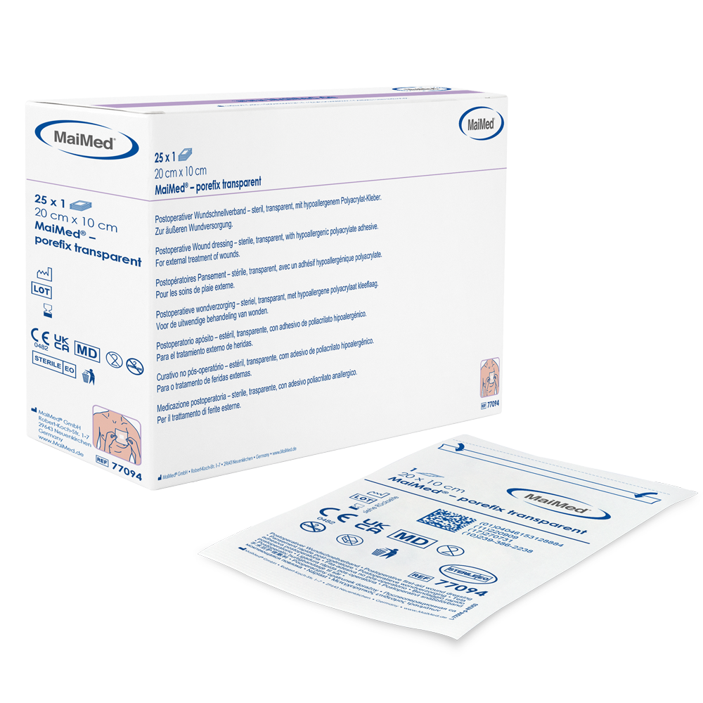 MaiMed-porefix transparent sterile quick wound dressing