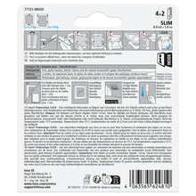 tesa Powerstrips Click Velcro Adhesive Pads, white, 2-pack