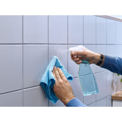 Clavo adhesivo ajustable de tesa para azulejos y metal, blanco, hasta 4 kg – Aplicación