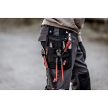 Bolsa de herramientas NITRAS, negra Poliéster: 65%; Algodón: 33%; Elastano: 2% | Paquete (1 pieza)