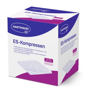 Hartann ES compresses gauze compresses 5x5 cm, 12-fold, non-sterile - 100 pieces | Pack (100 pieces)