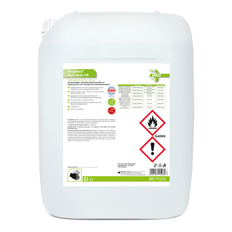Biocida desinfectante de manos MaiMed MyClean HB