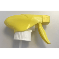 The Dr. Schnell YELLOW spray head with a 24 cm riser tube, from DR.SCHNELL GmbH & Co. KGaA, is the ideal bottle spray accessory for your cleaning needs—includes a white screw-on cap and fits most bottles. Package (1 piece).