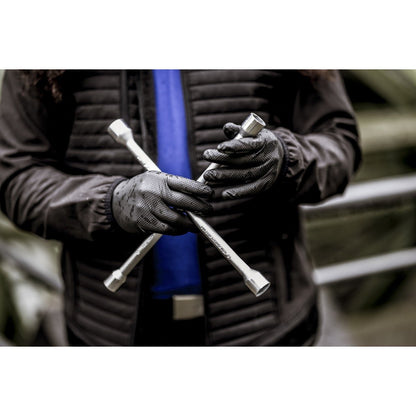 NITRAS TOUGH GRIP LIGHT, guantes desechables de nitrilo, negros