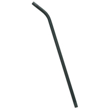 Sugepinnen 1 x bøyd fra Diversey Deutschland GmbH & Co. OHG er en svart, gjenbrukbar sugepinn med en lett bøy på den øvre enden - presis suging og enkel rengjøring mot hvit bakgrunn.