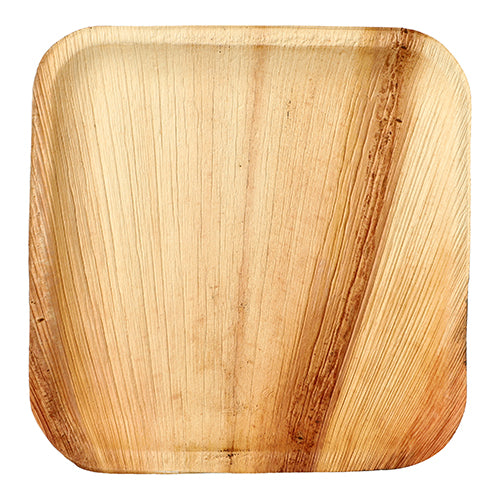 Der PAPSTAR 25 Teller Palmblatt „pure“ der PAPSTAR GmbH ist ein quadratischer, hellbrauner Teller aus natürlichem Palmblatt mit einzigartiger Maserung und umweltfreundlichem Design – ideal für besondere Anlässe.