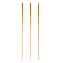 Drei Trinkhalme der PAPSTAR GmbH "pure" (Ø 4mm, 20cm) sind senkrecht auf weißem Grund angeordnet und erinnern an die umweltfreundlichen und robusten PAPSTAR Trinkhalme aus der 100er-Packung.