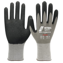 NITRAS FLEXIBLE FIT K, guantes de montaje, gris / negro