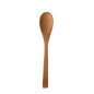 El PAPSTAR cuchara de bambú "pure" (16,5 cm) de PAPSTAR GmbH es una cuchara ecológica y estable con un cazo ovalado y un mango recto - aquí en una bolsa de 10 unidades sobre fondo blanco.