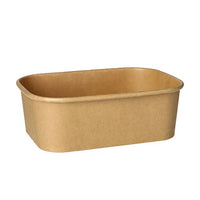 El envase n.º 25, de cartón rectangular marrón, el PAPSTAR GmbH es un envase alimentario desechable rectangular de color marrón con bordes redondeados, ideal para satisfacer las necesidades de envasado respetuoso con el medio ambiente.