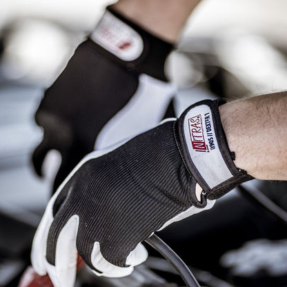 NITRAS DEXTER 1, guantes de mecánico, gris / negro