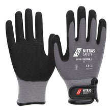 NITRAS DEXTER 2, guantes de mecánico, gris / negro
