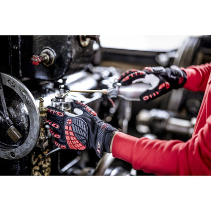 NITRAS DEXTER ULTIMATE, guantes de mecánico, negro / gris