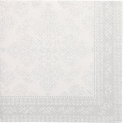 PAPSTAR 50 servilletas "ROYAL Collection" 1/4 pliegue, 40 x 40 cm, blanco - elegantes servilletas de papel de PAPSTAR GmbH para ocasiones elegantes.