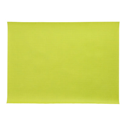 Los 100 manteles individuales, similar a tela de fieltro "soft selection plus" (30x40 cm) de PAPSTAR GmbH son tapetes rectangulares de color verde lima con una superficie ligeramente texturizada, perfectos para una mesa elegantemente puesta.