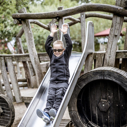 NITRAS MOTION TEX KIDS, chaqueta softshell de punto, negro