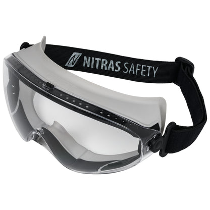 NITRAS VISION PROTECT, full vision goggles, EN 166 PVC | Pack (12 pieces)