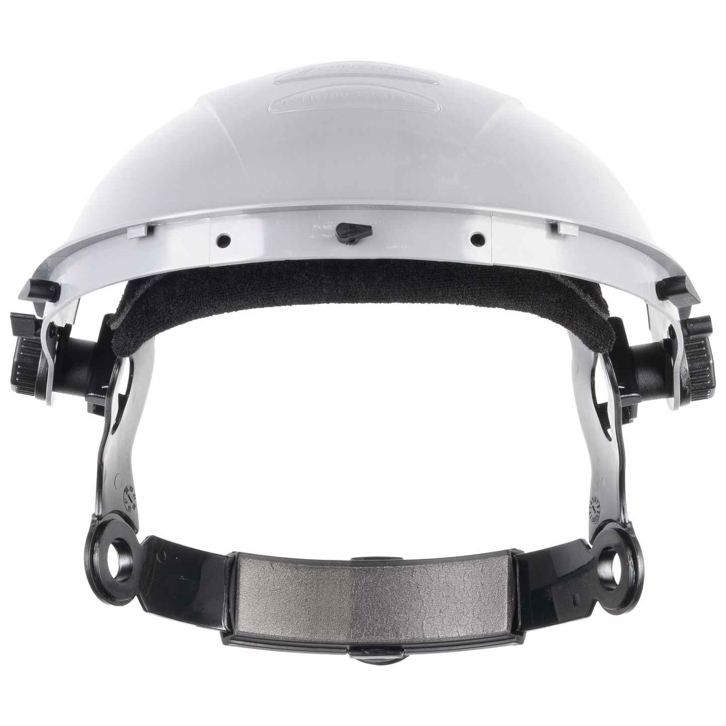 Visera NITRAS PROTECT, transparente / negra, plástico EN 166 | Paquete (1 pieza)