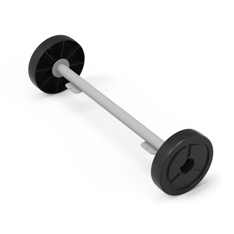 Numatic Large rear rollers, including axle (EcoMatic) | Pack (1 piece)