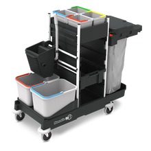 Carro de limpieza Numatic ProCar 7G Negro (SM1) | Paquete (1 pieza)