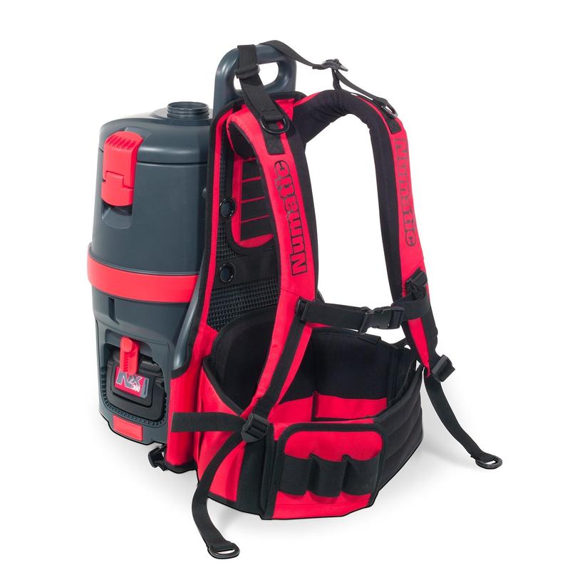 Numatic battery backpack vacuum cleaner RSB150NX/1, graphite, accessory set AA30E | Pack (1 piece)