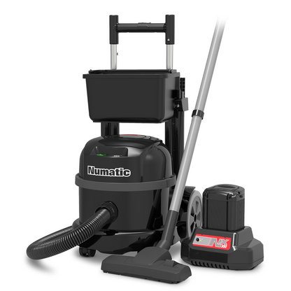 Numatic batteristøvsuger PBT230NX/1, svart, tilbehørssett AS56(2.2P) | Pakke (1 stk)