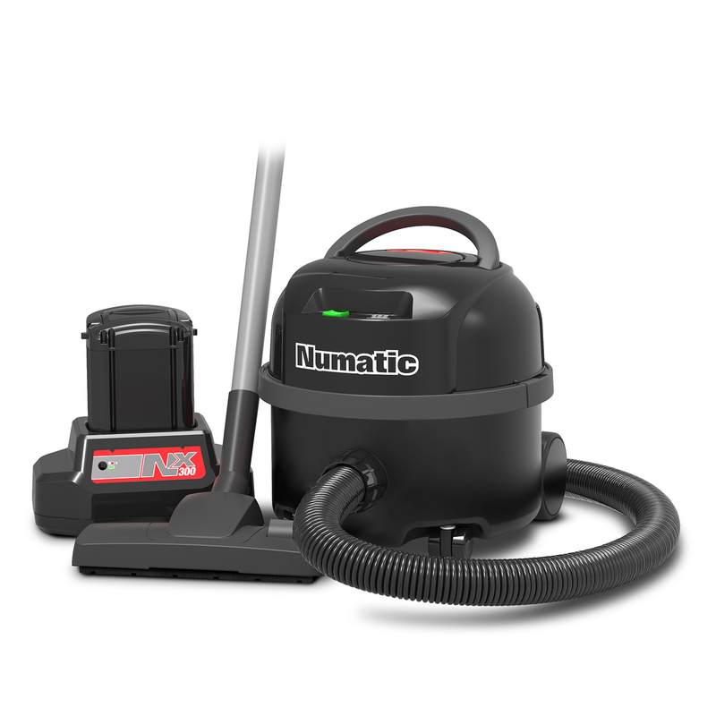 Numatic batteristøvsuger NBV190NX/1, reflo, tilbehørssett AS56(2.2P) | Pakke (1 stk)