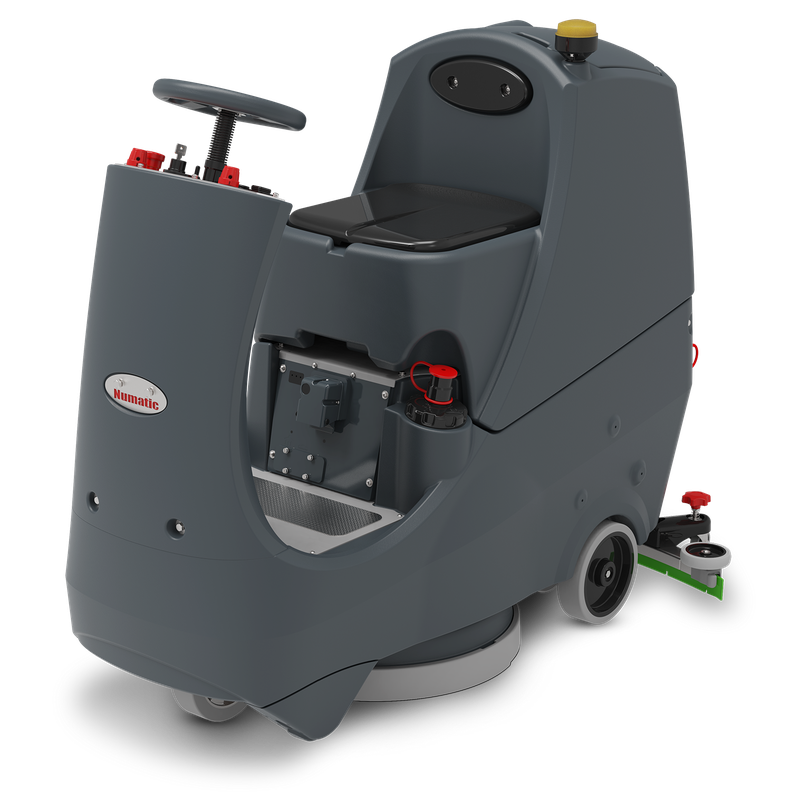 Numatic ride-on scrubber dryer CRL8055T incl. integrated charger and TenTec brush | Pack (1 piece)