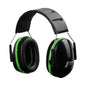 NITRAS MUTE DEFENDER PRO, earmuffs, black / green, EN 352-1 plastic | Pack (1 piece)