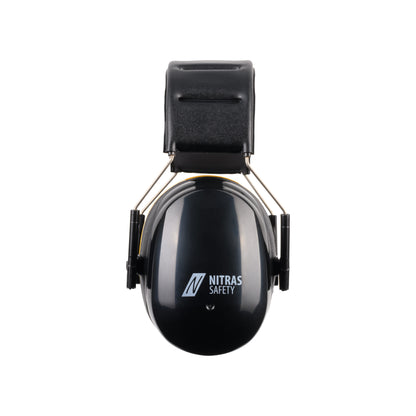 NITRAS MUTE DEFENDER PRO, orejeras, negro/amarillo, plástico EN 352-1 | Paquete (1 pieza)