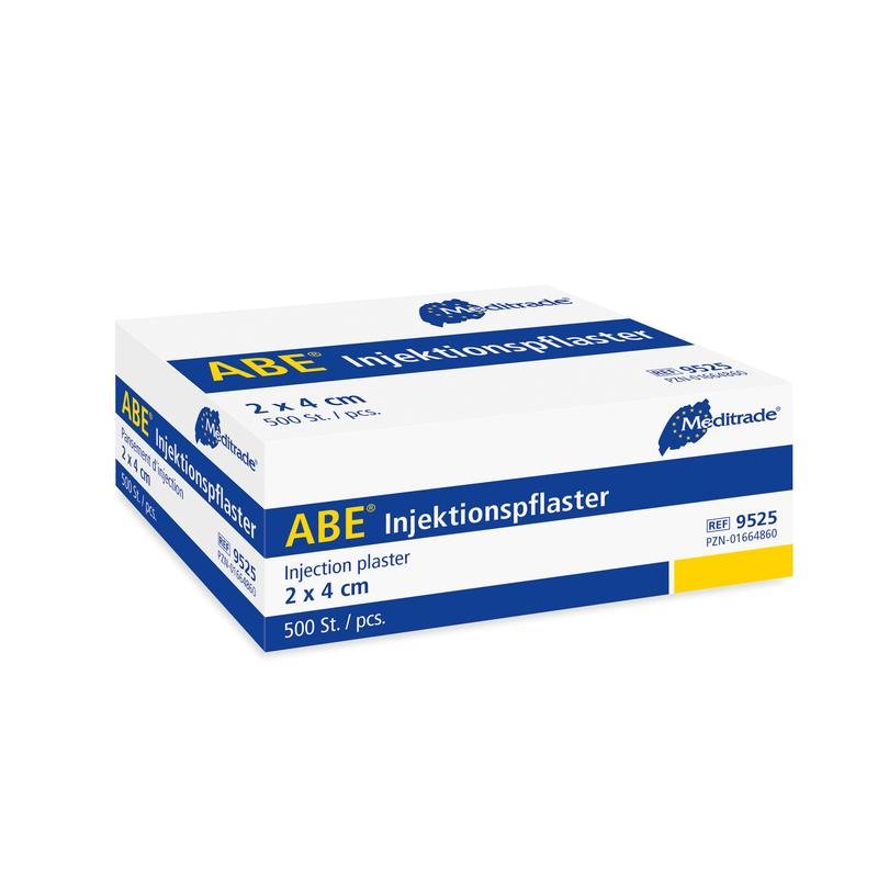Apósito inyectable ABE®, 2 x 4 cm | Paquete (500 piezas)