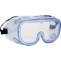 Las gafas protectoras Abena Re-Seller GmbH Thor Panorama, transparentes (821013), en envase de 20 unidades, son unas gafas protectoras transparentes con una cinta negra ajustable y cuatro orificios de ventilación, que protegen los ojos de forma óptima frente a la suciedad o los productos químicos.