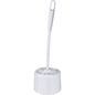 The Abena Re-Seller GmbH WC set (White/White) in a box of 12 with a long-handled white toilet brush and matching holder is ideal for any bathroom.