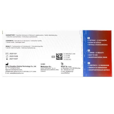 Combo 12en1 con Neumococo + Legionella + Tosferina | Paquete (1 Prueba) 