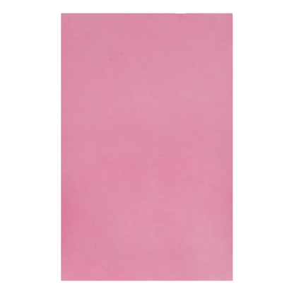 A rectangular image in vibrant pink, reminiscent of AMPri Dental crepe cover tray filter paper in various colors, features a subtle color gradient providing a smooth and even appearance.