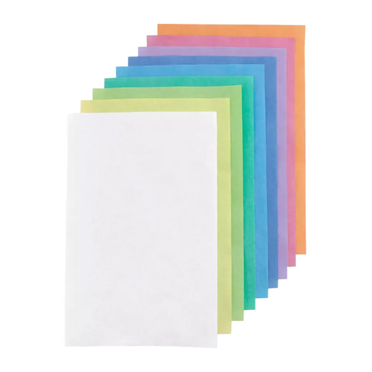 Papel de filtro de bandeja de soporte de Krepp de AMPri Dental 28 x 36 cm, diferentes colores