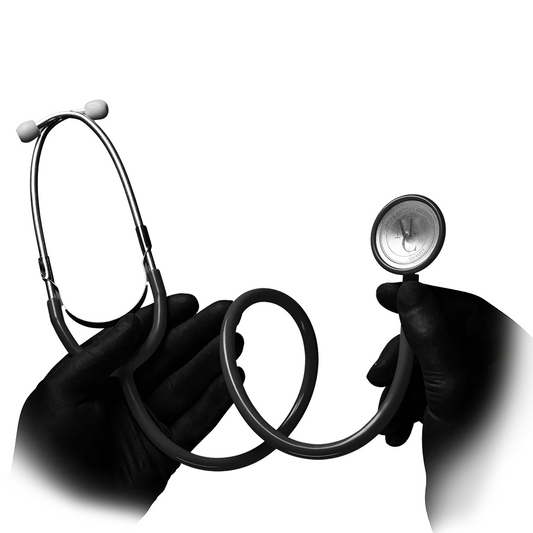 AMPri Med Comfort PVC Flatkopf Stethoscope, diferentes colores