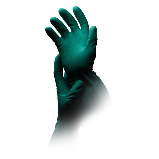 AMPRI SolidSafety Clean Protect Nitrile Chemical Protection Gloves S - XXL