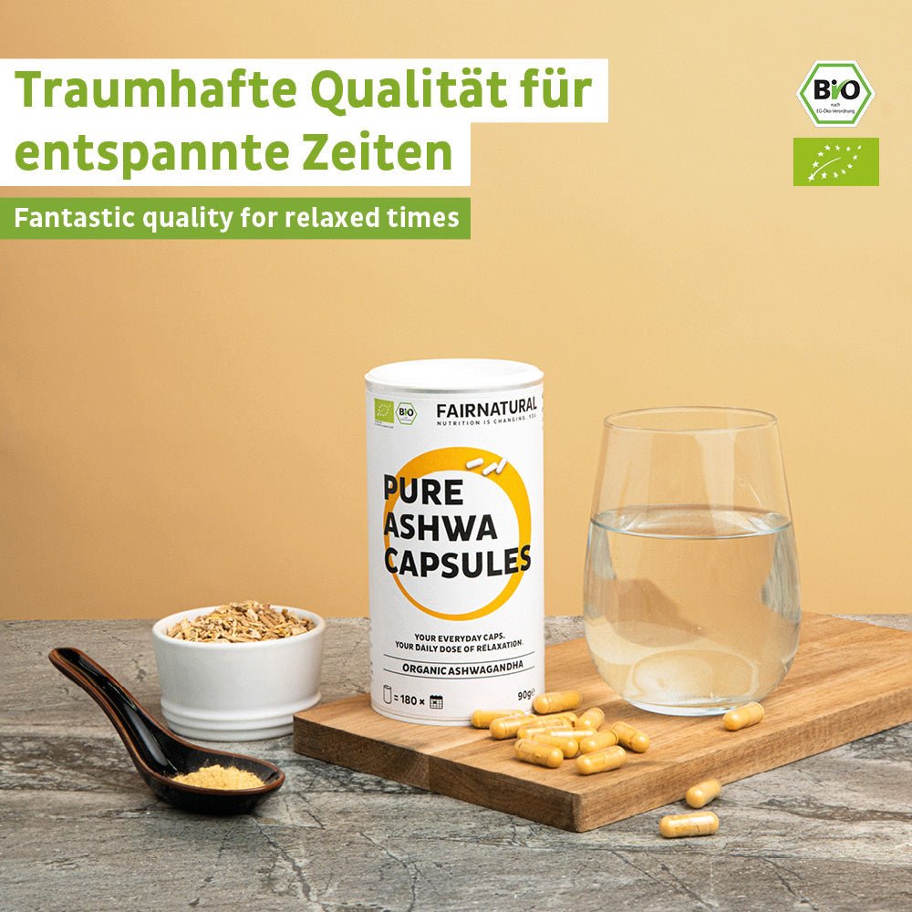 Cápsulas de Ashwagandha orgánica