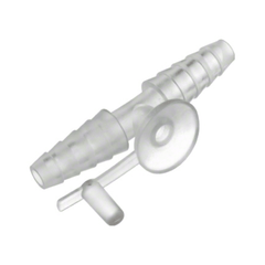 El B. Braun Puntas para aspiración (100 unidades) de B. Braun Deutschland GmbH & Co. KG es un conector de manguera transparente con extremos dentados y una maneta de válvula que permite el control con la yema de los dedos, ideal para aplicaciones de aspiración estériles e intermitentes.